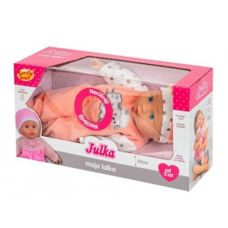 LALKA BOBAS LEŻĄCA 30CM.4875, Lalki, Zabawki