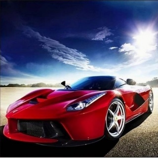 DIAMENTOWA MOZAIKA AUTO CZERWONE FERRARI, Zestawy kreatywne, Art. kreatywne