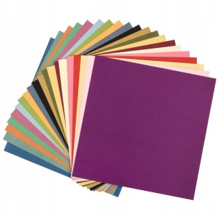 PAPIER TŁOCZONY 30x30cm.20KOL.20k., Papiery kreatywne, Papier