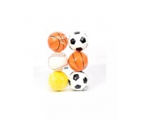 PIŁKA MIĘKKA 10 CM SPORTOWA 4455, Sport i rekreacja, Zabawki