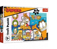 Puzzle 100 - Leniwy Garfield !!