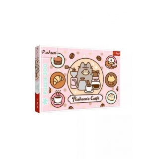 Puzzle 500 - Pusheen w kawiarni !!, 500 elementów, Puzzle
