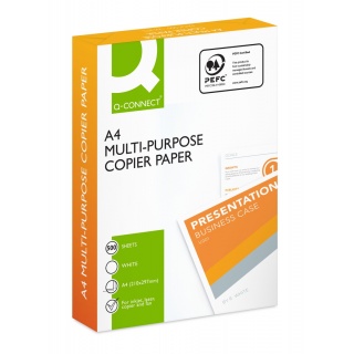 Papier ksero Q-CONNECT, A4, klasa C, 75gsm, 500 ark., Papier do kopiarek, Papier i etykiety