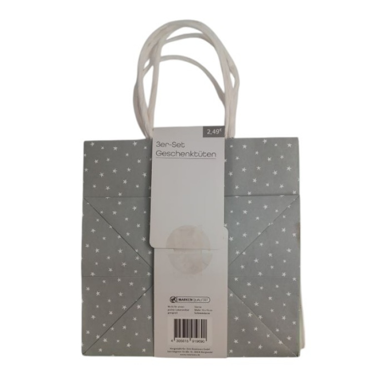 TOREBKA PREZENTOWA 3szt., Torby ozdobne, Art. dekoracyjne i prezentowe