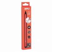 Infinite pencil APLI, HB, 1 pcs, card box with hang tag, color mix 2
