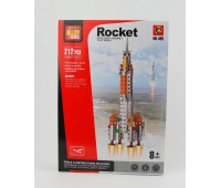 KLOCKI METALOWE - RAKIETA 53288, Klocki, Zabawki