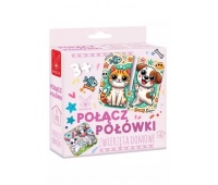 POŁĄCZ POŁÓWKI ZWIERZĘTA DOMOWE 3+