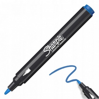 SHARPIE MARKER AKRYL BLUE OS TK6 GL, Markery permanentne, Art. do pisania i korygowania