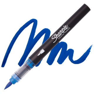 SHARPIE MARKER AKRYL BRUSH PEN BLUE OS TK6 GL, Markery permanentne, Art. do pisania i korygowania