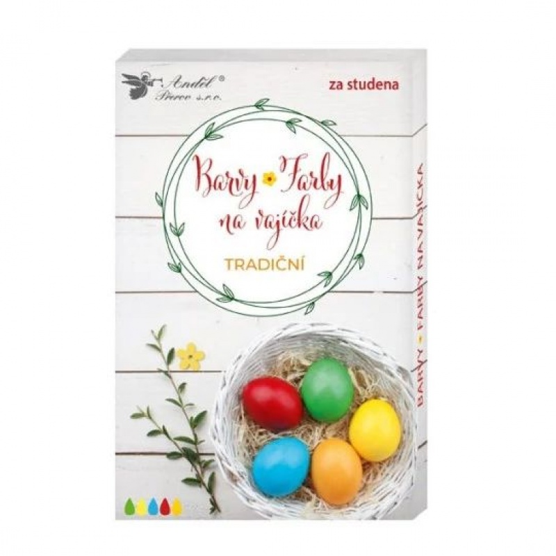 FARBY DO JAJEK ŻELOWE 7741 TRADYC MALOW NA ZIMNO/5, Wielkanoc, Art. świąteczne i okolicznościowe