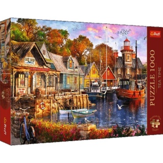 PUZZLE 1000 TEA TIME NADMORSKI ZAKĄTEK !!, 1000 elementów, Puzzle