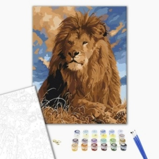 Malowanie po numerach BRUSHME, 40x50 cm, prawdziwy gigant, 1 szt., w pudełku, Produkty kreatywne, Artykuły szkolne