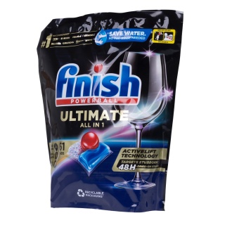Tabletki do zmywarki FINISH Ultimate All in One, 61 szt., regular, Środki czyszczące, Artykuły higieniczne i dozowniki