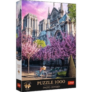 PUZZLE 1000 KATEDRA NOTRE-DAME W PARYŻU !!, 1000 elementów, Puzzle