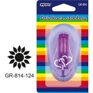 DZIURKACZ OZDOBNY 2,5cm ŚR. GR-814-124 SŁONECZNIK, Dziurkacze, Galanteria biurowa