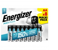 Battery ENERGIZER Max Plus, AA, LR6, 1,5V, 8 pcs