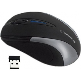 ESPERANZA MYSZ BEZPRZEW.2,4GHZ USB SILVER ANTARES, Klawiatury i myszki, Akcesoria komputerowe