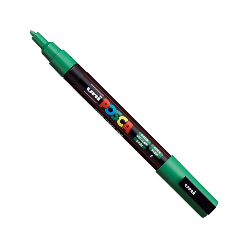 MARKER Z FARBĄ PLAKATOWĄ POSCA 0,9-1,3mm.ZIELONY, Markery permanentne, Art. do pisania i korygowania