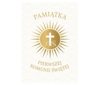 PAMIĄTKA PIERWSZEJ KOMUNII ŚWIĘTEJ A4 SŁOŃCE