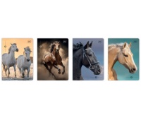 ZESZYT A5 16K.KRATKA UV Wild Horses /20/