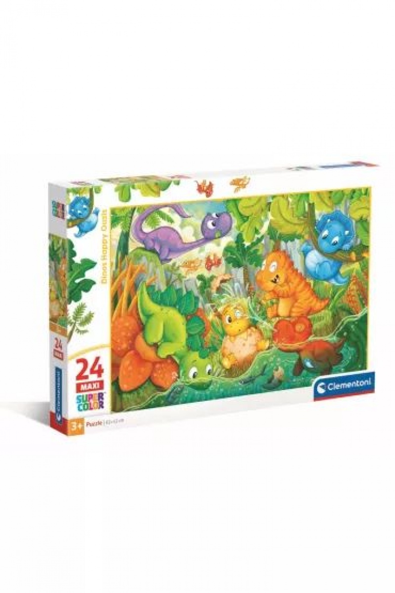 PUZZLE 24 EL. MAXI NOLI DINOS HAPPY OASIS !, Maxi, Puzzle