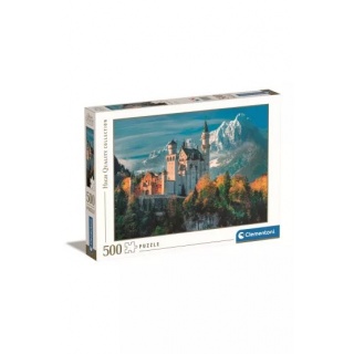 PUZZLE 500EL. NEUSCHWANSTEIN CASTLE !, 500 elementów, Puzzle