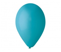 BALONY G90 PASTEL 10" TURKUSOWO-NIEBIESKIE 100szt., Balony, Art. na okazje i przyjęcia
