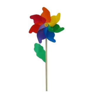 WIATRACZEK Z DREWNIANĄ RĄCZKĄ 75 CM 05738, Sport i rekreacja, Zabawki
