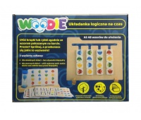 DREWNIANA UKŁADANKA LOGICZNA NA CZAS WOODIE 4960