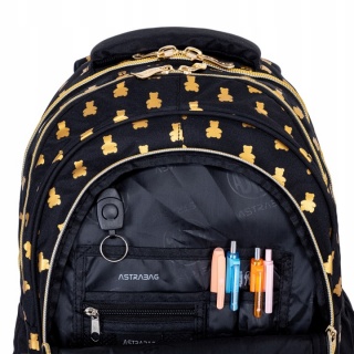PLECAK ASTRABAG GOLDEN TEDDY AB300, Plecaki, Tekstylia