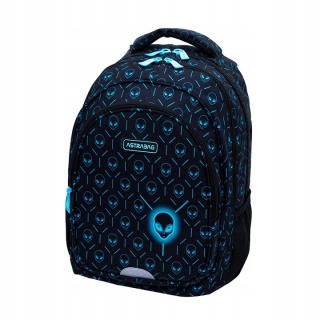 PLECAK ASTRABAG NEON UFO AB300, Plecaki, Tekstylia