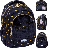Plecak ASTRABAG FLUFFY KITTY BLACK AB330