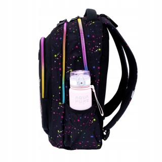 PLECAK HEAD GOLDEN EFFECT RAINBOW KITTY AB300, Plecaki, Tekstylia