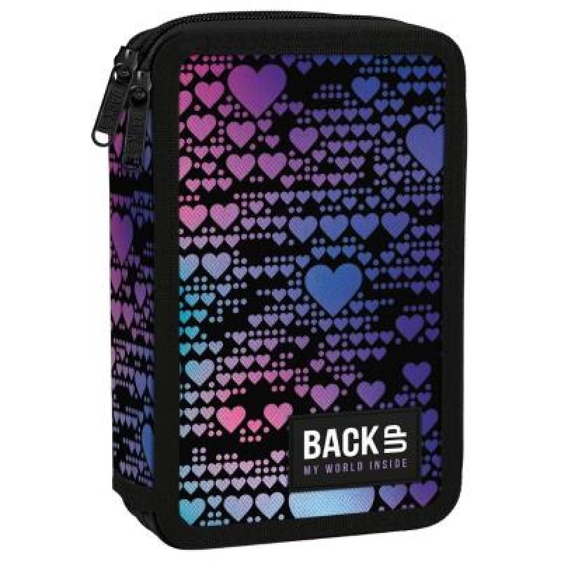 PIÓRNIK BACKUP 7 MODEL PODWÓJNY Z WYP.DW18, Piórniki, Tekstylia