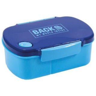 ŚNIADANIÓWKA BACKUP 7 MODEL B 58 NIEBIESKA, Śniadaniówki, Bidony i śniadaniówki