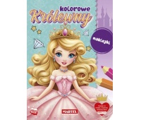 KOLOROWE KRÓLEWNY Z NAKLEJKAMI