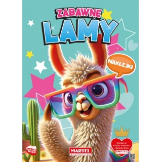 ZABAWNE LAMY Z NAKLEJKAMI, Kolorowanki, Książeczki