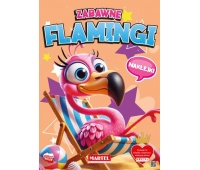 ZABAWNE FLAMINGI Z NAKLEJKAMI