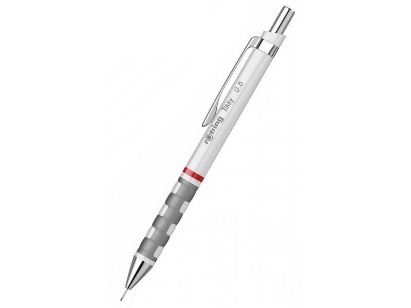 ROTRING TIKKY WHITE MP 0.5MM /LEADS 0.5 MM, Ołówki automatyczne i grafity, Art. do pisania i korygowania