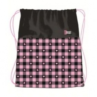 WOREK NA OBUWIE STRIGHT SO-01 PINK CHECKERED mkmp, Worki, Tekstylia