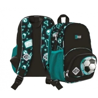 PLECAK MINI STRIGHT BP-70 NEON FOOTBALL mkmp, Plecaki, Tekstylia
