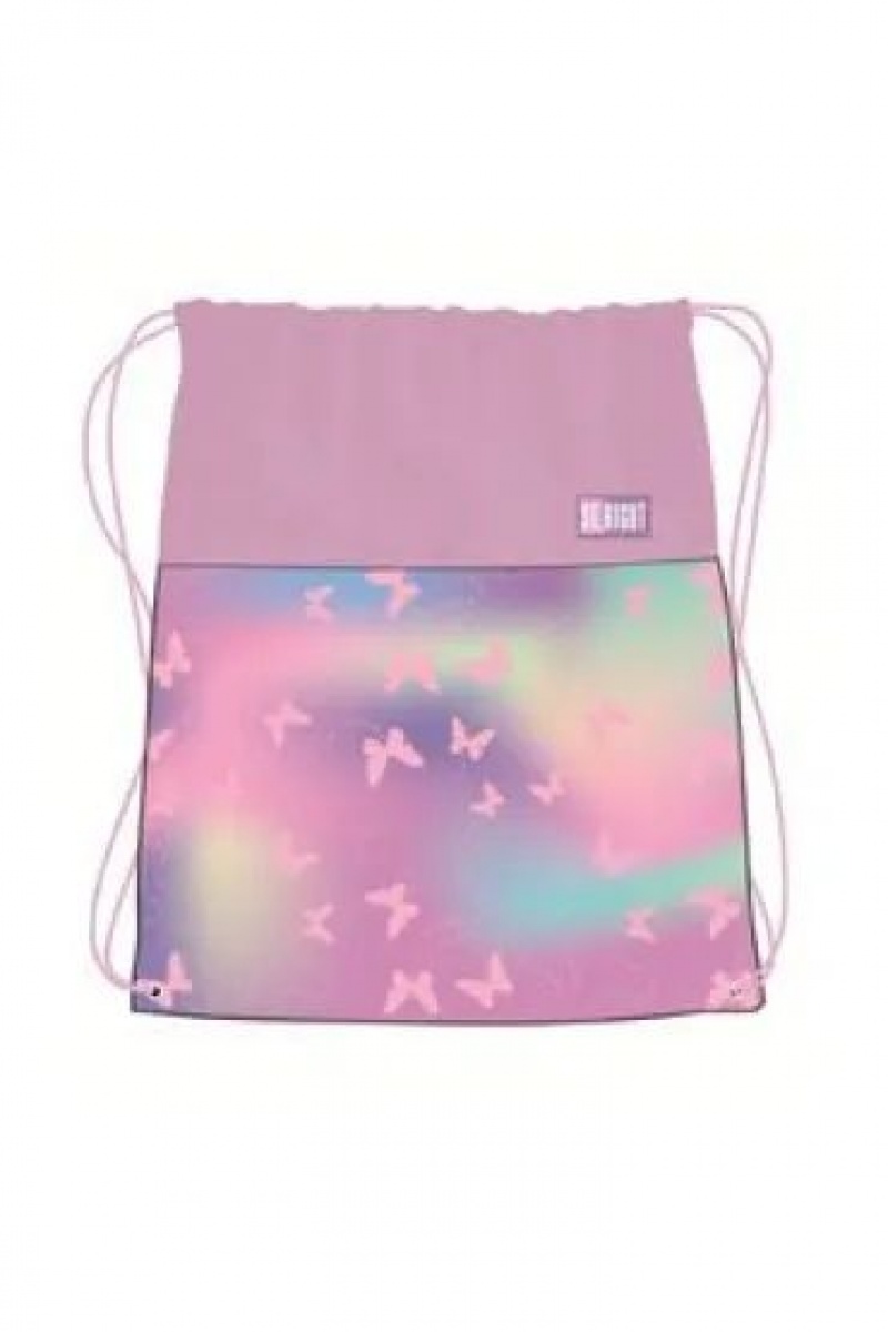 WOREK NA OBUWIE STRIGHT SO-01 PINK BUTTERFLIES mkm, Worki, Tekstylia