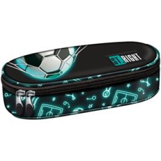 PIÓRNIK SASZETKA STRIGHT PC-01 NEON FOOTBALL mkmp, Piórniki, Tekstylia