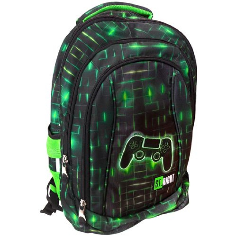 PLECAK 4-KOM.STRIGHT BP-04 NEON PAD mkmp, Plecaki, Tekstylia