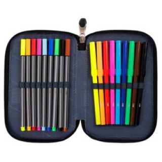 PIÓRNIK POTR.Z WYP.STRIGHT PC-05 NEON PAD mkmp, Piórniki, Tekstylia