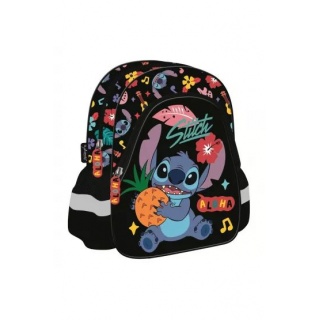 PLECAK PRZEDSZKOLNY 11" D1 STITCH BLACK ALOHA mkmp, Plecaki, Tekstylia