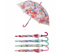 Parasol dziecięcy Jednorożce, 4 kol. 50cm (Panel), Akcesoria przeciwdeszczowe, Zabawki