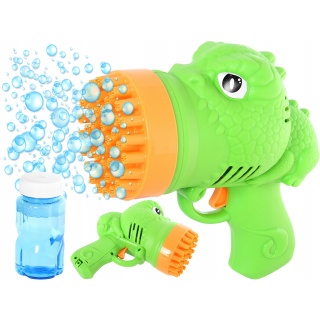 Pistolet na bańki DINO, 19x10x18cm, Bańki i akcesoria do baniek, Zabawki