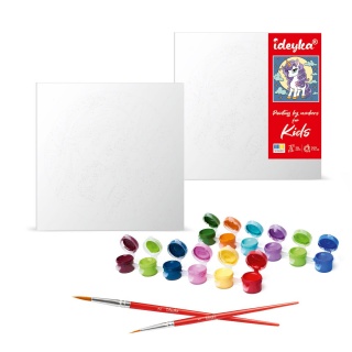 ZESTAW DO MALOW PO NUMERACH MALINOWE LODY 25X25, Zestawy kreatywne, Art. kreatywne