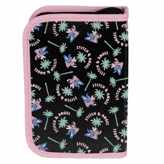 PIÓRNIK BEZ WYPOSAŻENIA STITCH DS25AA-P001BW, Piórniki, Tekstylia